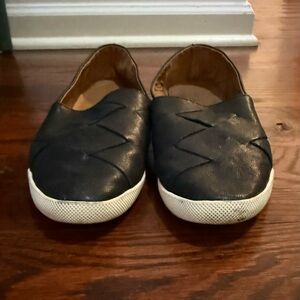 Frye Black Leather Flats